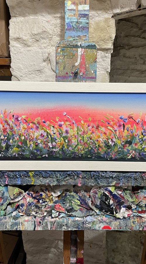 Magical skies over the meadow by Emma Sian Pritchard