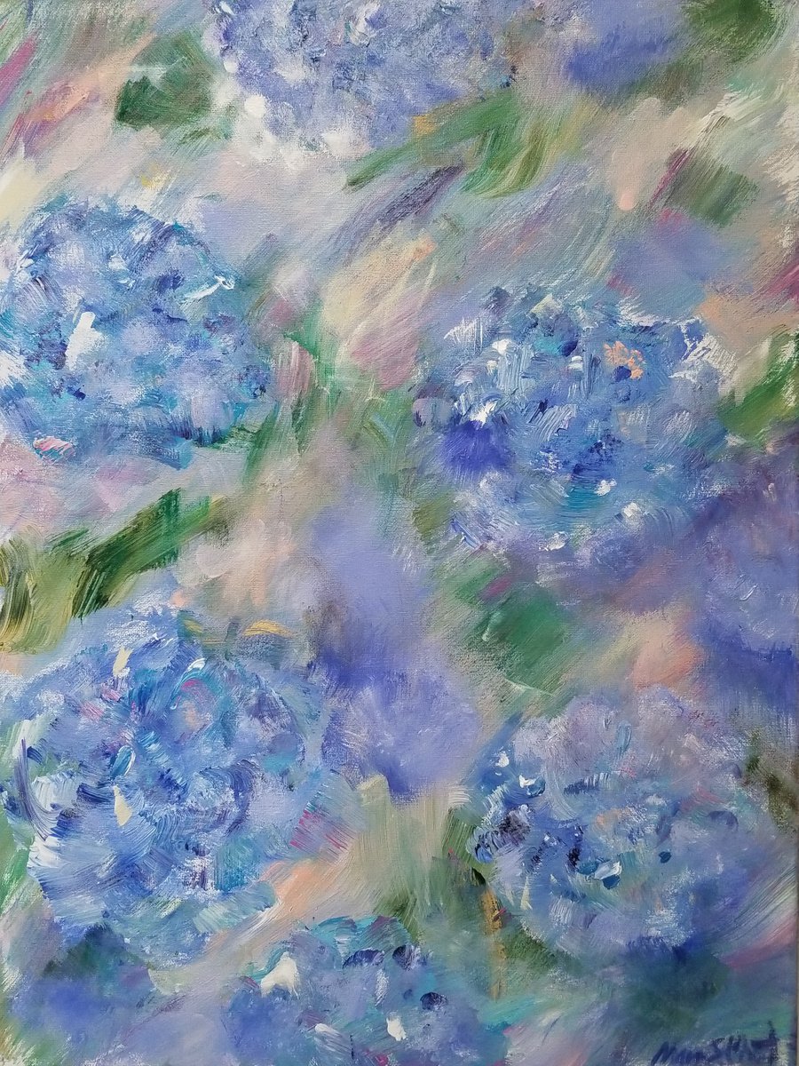 Hydrangea En Masse by Mary Chant