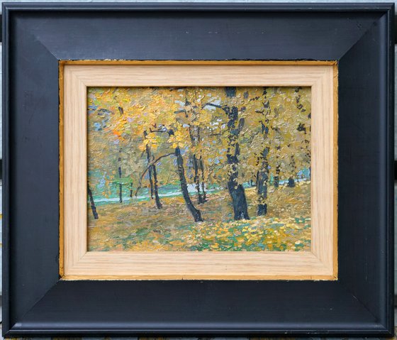Tsaritsyno. Autumn leaves