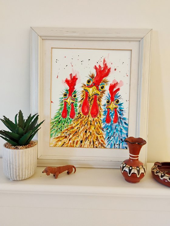 Hen Party - Chickens