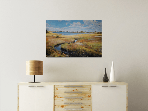 Late autumn marshes