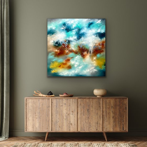 The Wonder Of Space - Abstract - 100cm x 100cm