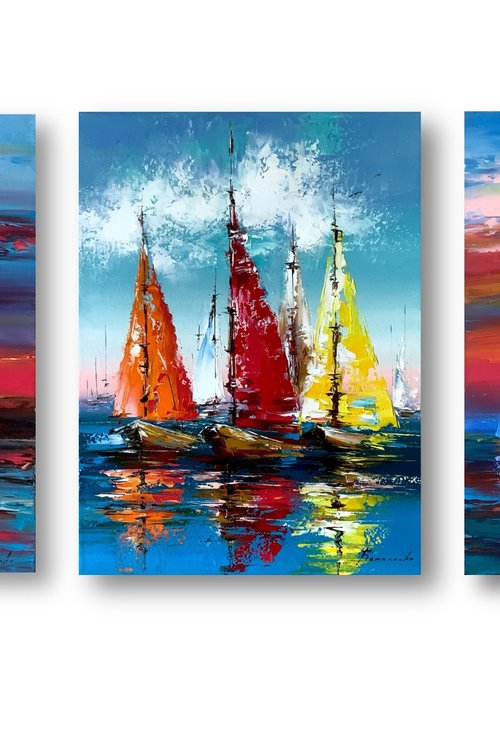 Maritime triad by Olena Romanenko