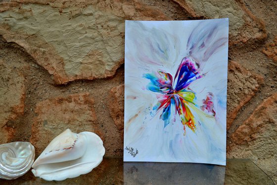 Exclusive for you 34 - Exclusive to Artfinder - free shipping abstract - palette knife - expressive and gestural