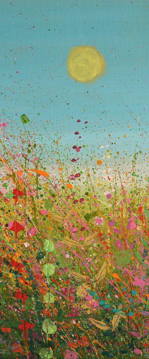 September Sun and Hedgerow by Sandy Dooley