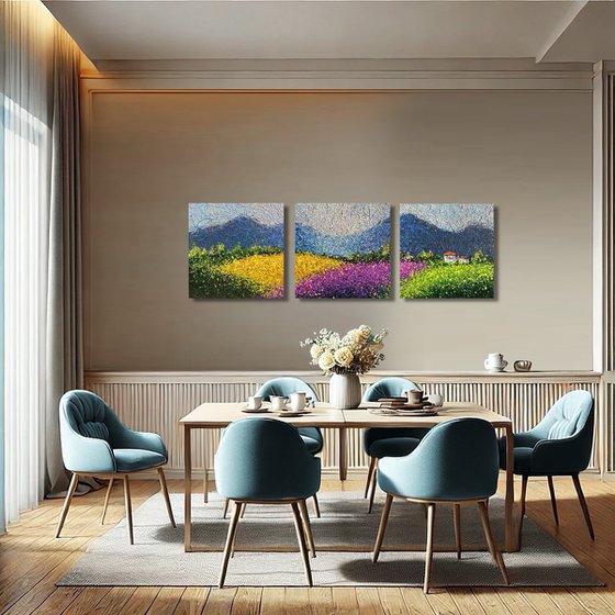 A Place Called Serenity - triptych