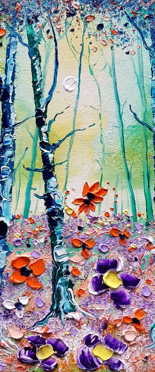 "Colourful Forest & Flowers in Love" by Phil Broad