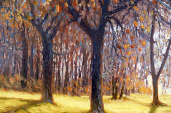 Autumn orchard