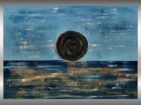 Blue Planet - Abstract - Acrylic Painting - Canvas Art - Wall Art