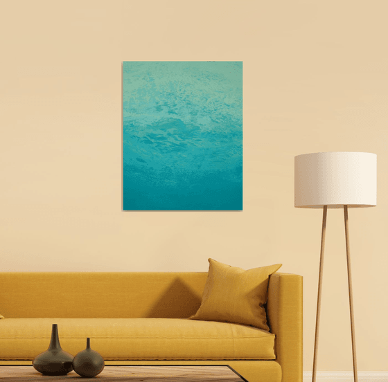 Teal Flow - Modern Color Field Abstract