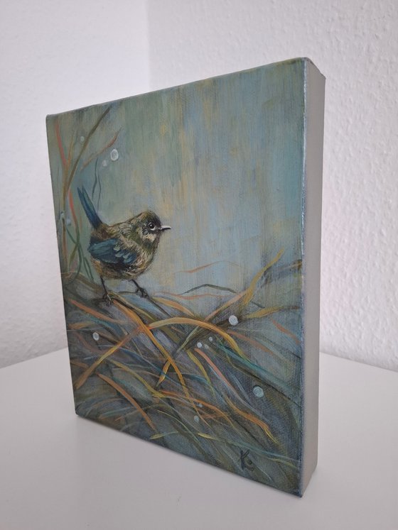 Acrylic painting "Bird"