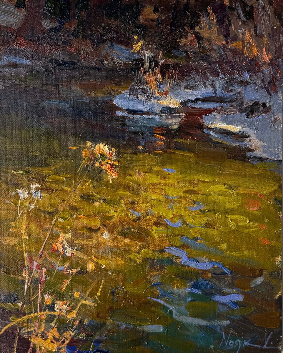 Silent Shore By Nataliia Nosyk, 8 X 10, Artwork For Sale On Artfinder