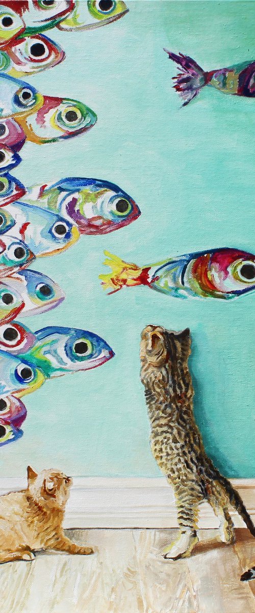 Fish mural #1 by Timothy Adam Matthews