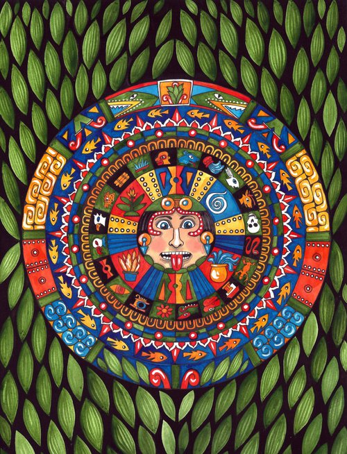 Aztec Calendar by Terri Smith