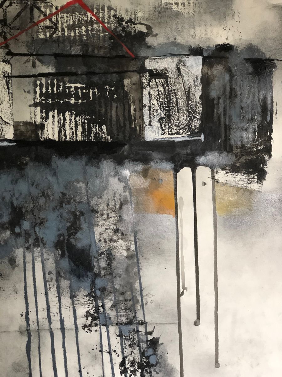 COMPOSITION NO. 215 [ COLOUR THROUGH BLACK ] - 2019 Mixed