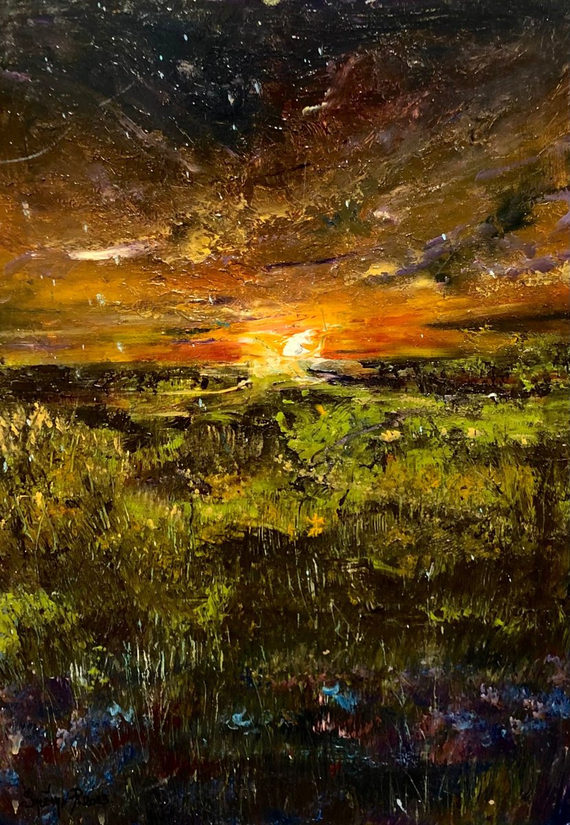 Meteor Shower By Snezana Djordjevic, 14 X 20, Artwork For Sale On Artfinder