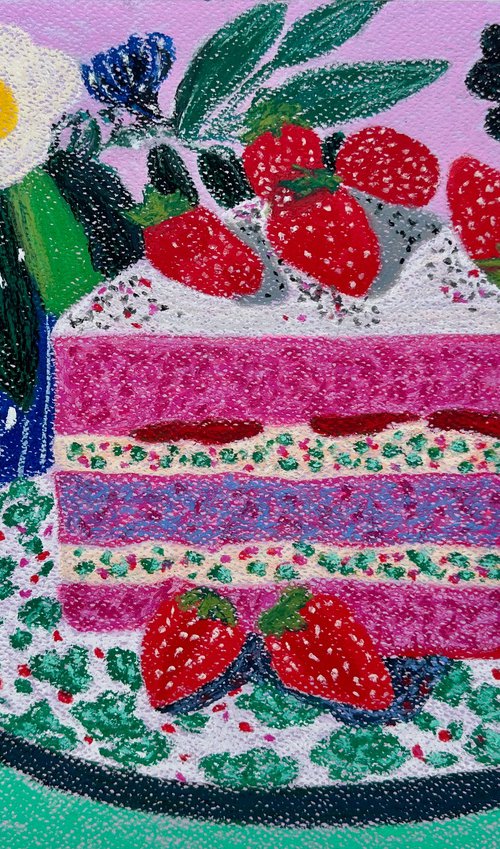Strawberry Cake by Alina Timoshenko