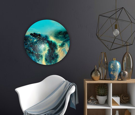 Golden Halo, Blue Depth #2