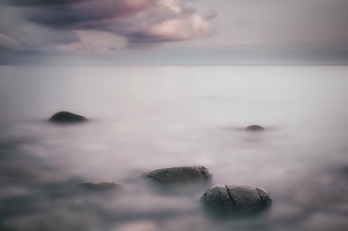 Sea rocks in Tuscany by Karim Carella