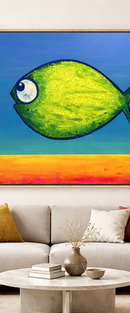 Golden Fish by Denys Kuvaiev