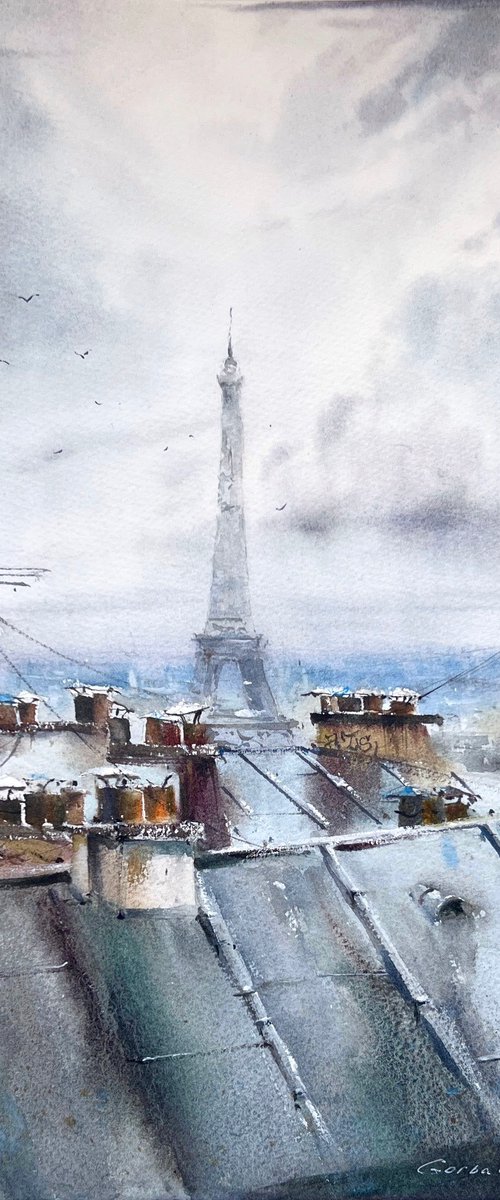 A Rainy Day in Paris by Eugenia Gorbacheva