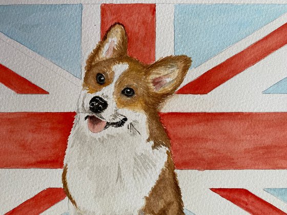 Queens corgi