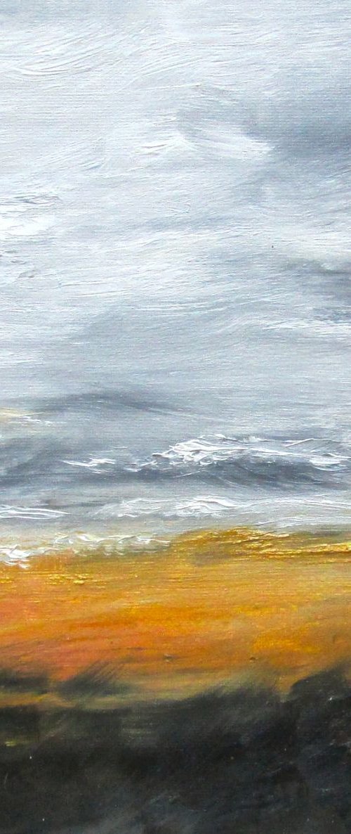 small abstract landscape, gift by Laura Spring