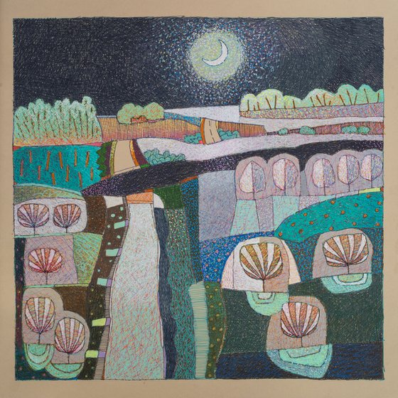 The soft moonlight