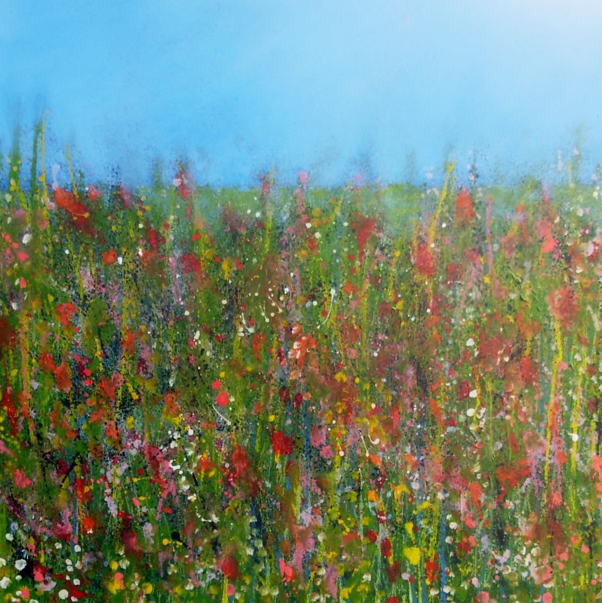 Meadow Acrylic painting by Jan Rippingham Artfinder