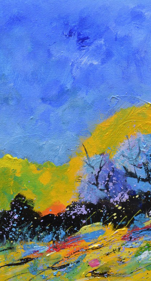 Colourful  landscape by Pol Henry Ledent