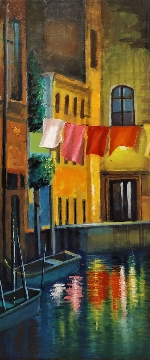 " Night in Venice " by Reneta Isin