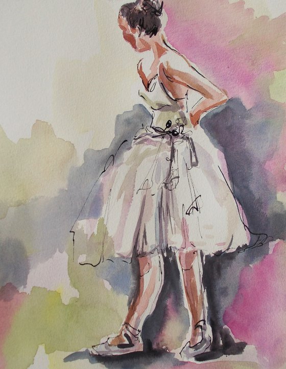 Ballerina  Watercolor Series