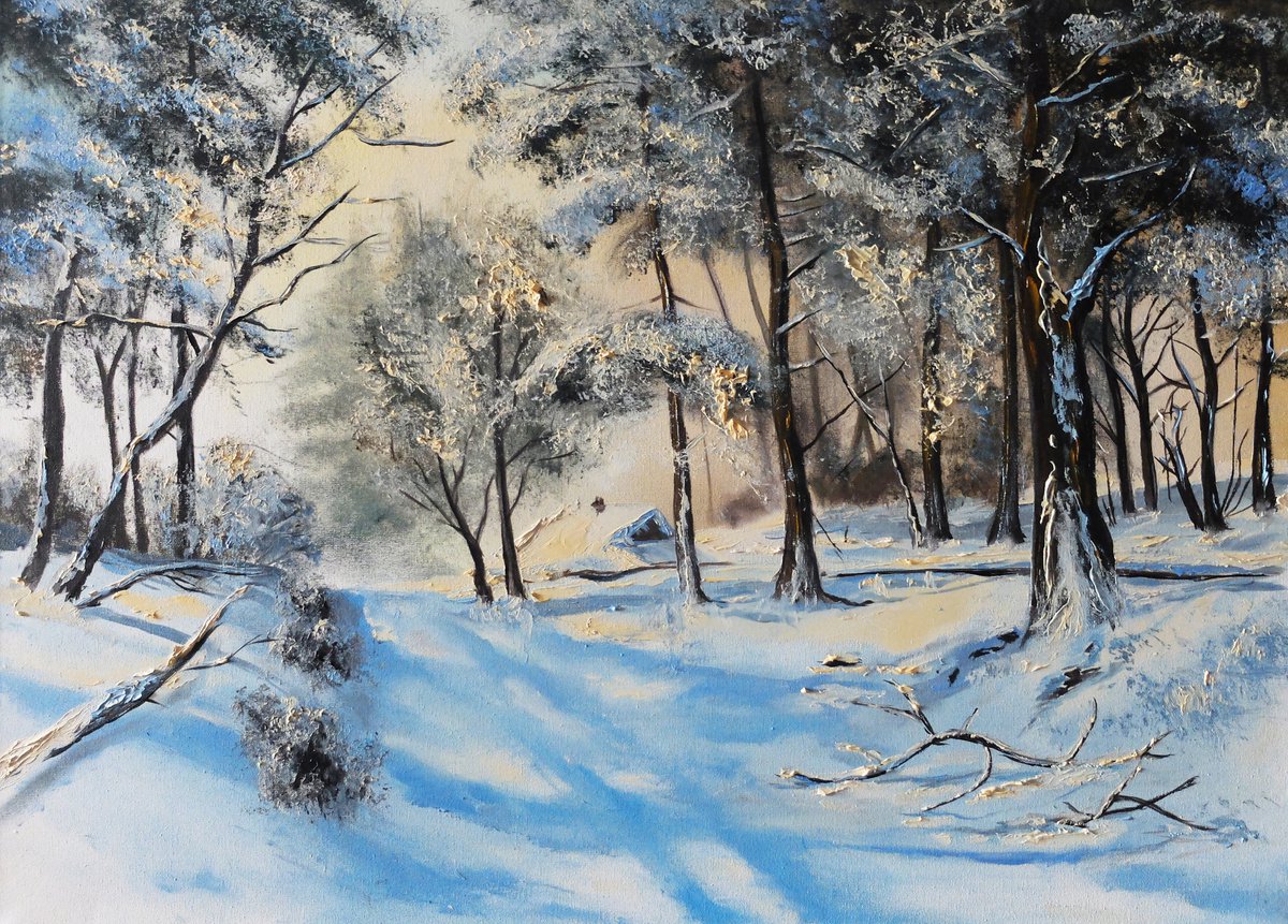Winter Way by Valeriia Radziievska