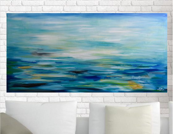 Teal Ocean - Abstract Seascape