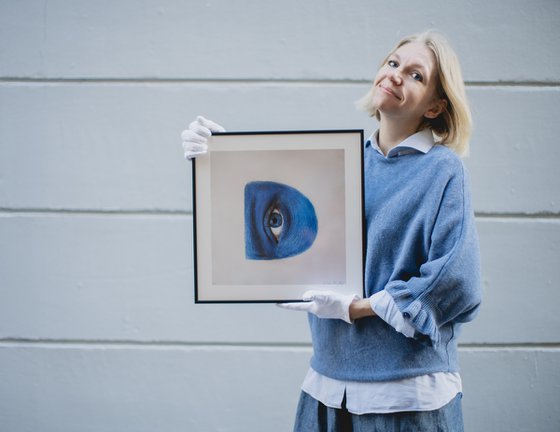 Synesthetic Letters - D (Framed)