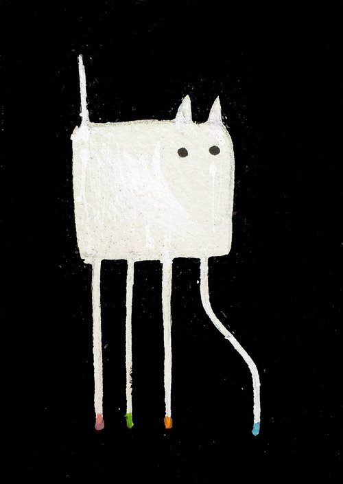 Floppy Cat by Mat JS Moore