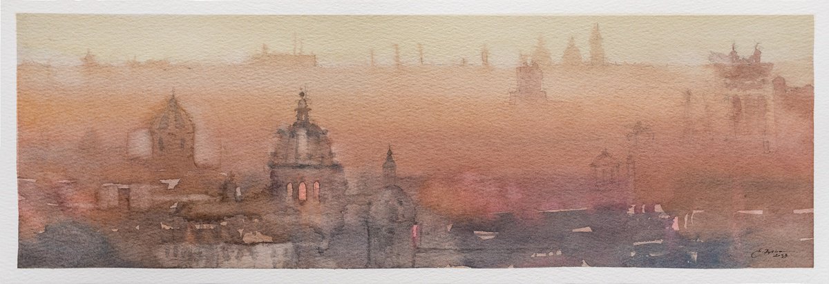 Sunset in Rome by Ekaterina Pytina