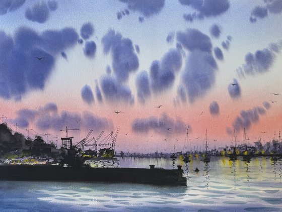Evening Silence Seascapes