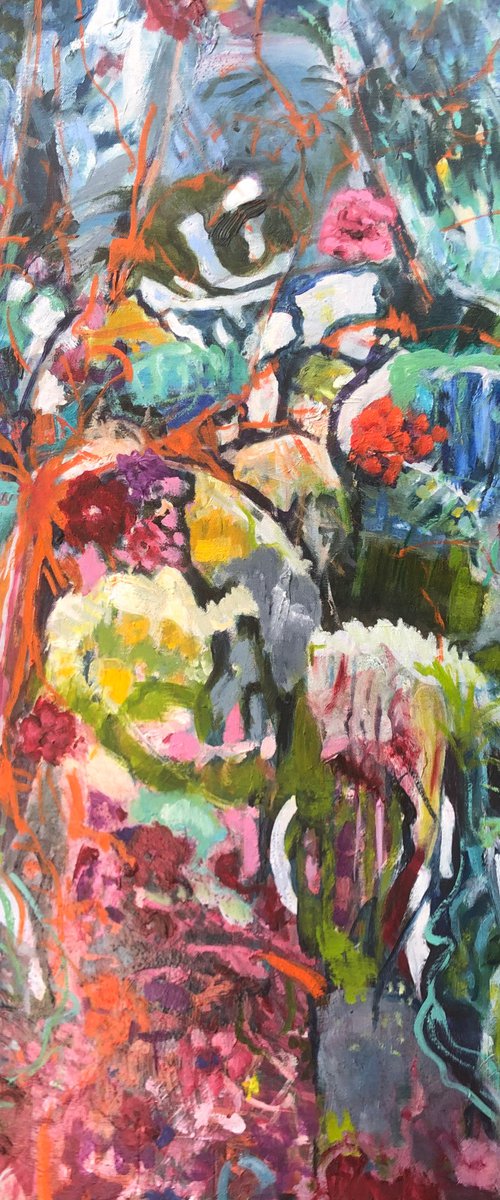 CARPET OF CAMELLIA FLOWERS by Maureen Finck