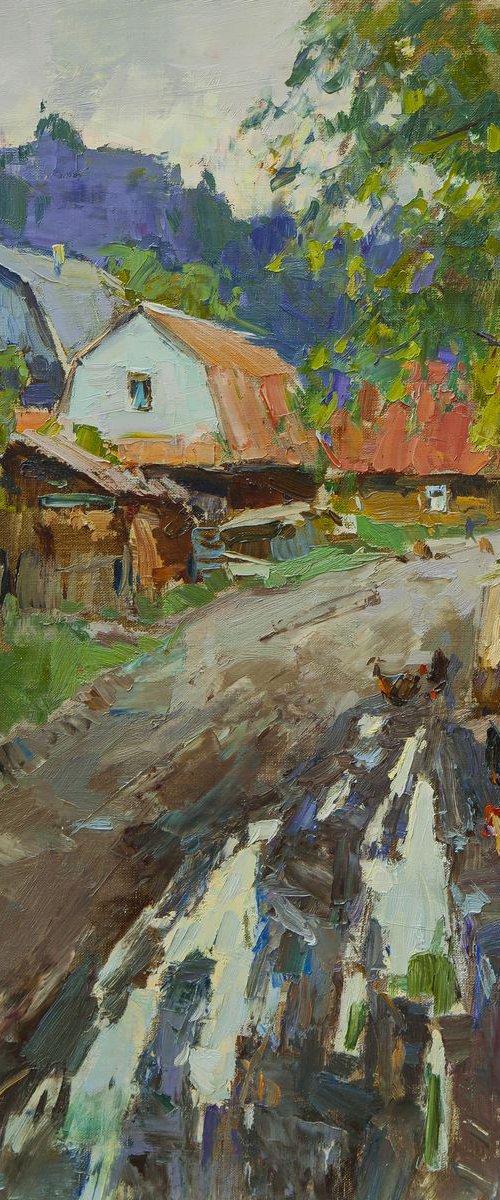 Village road by Aleksandr  Kryushyn
