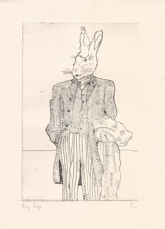 Hare Drypoint