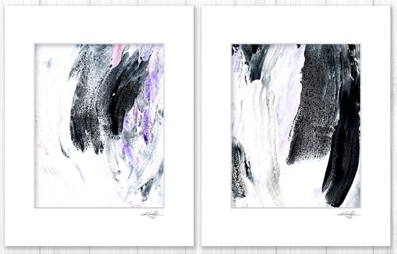 Brush Dance Collection 7 - 2 Abstract Paintings