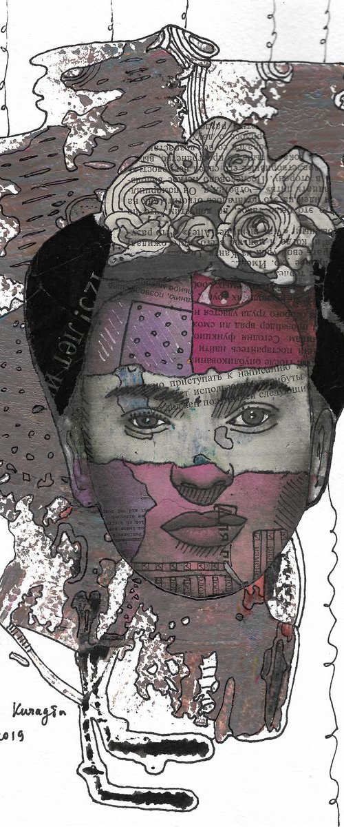 Portrait of Frida # 47 by Pavel Kuragin