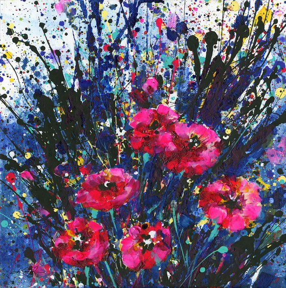 Pink Splendor - Floral art by Kathy Morton Stanion