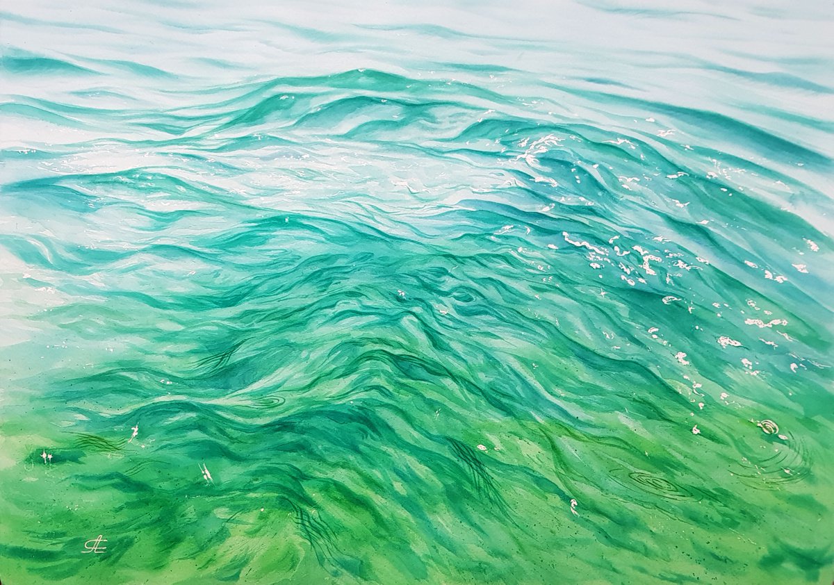 Oceanscape and waves #39 by Svetlana Lileeva