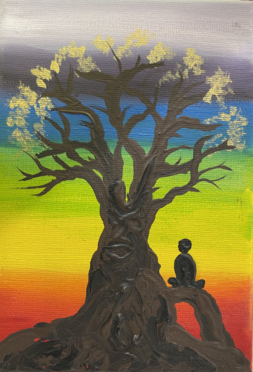 Meditating under the Tree of Life by Marja Brown
