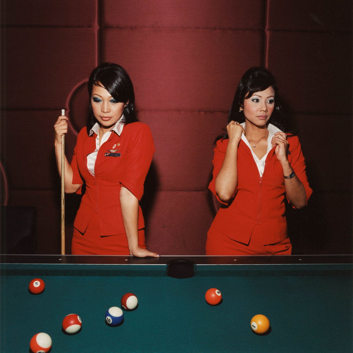 Untitled (Lily and Azriza, Air Asia), 2006 by Brian Finke