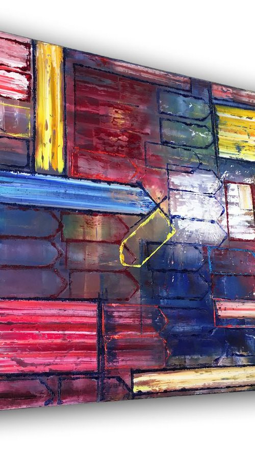 "Point Me In The Right Direction" - Original PMS Oil Painting - 30 x 24 inches by Preston M. Smith (PMS)