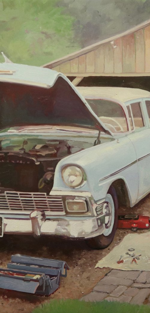 " My Chevrolet 1956 " by Benoit Montet