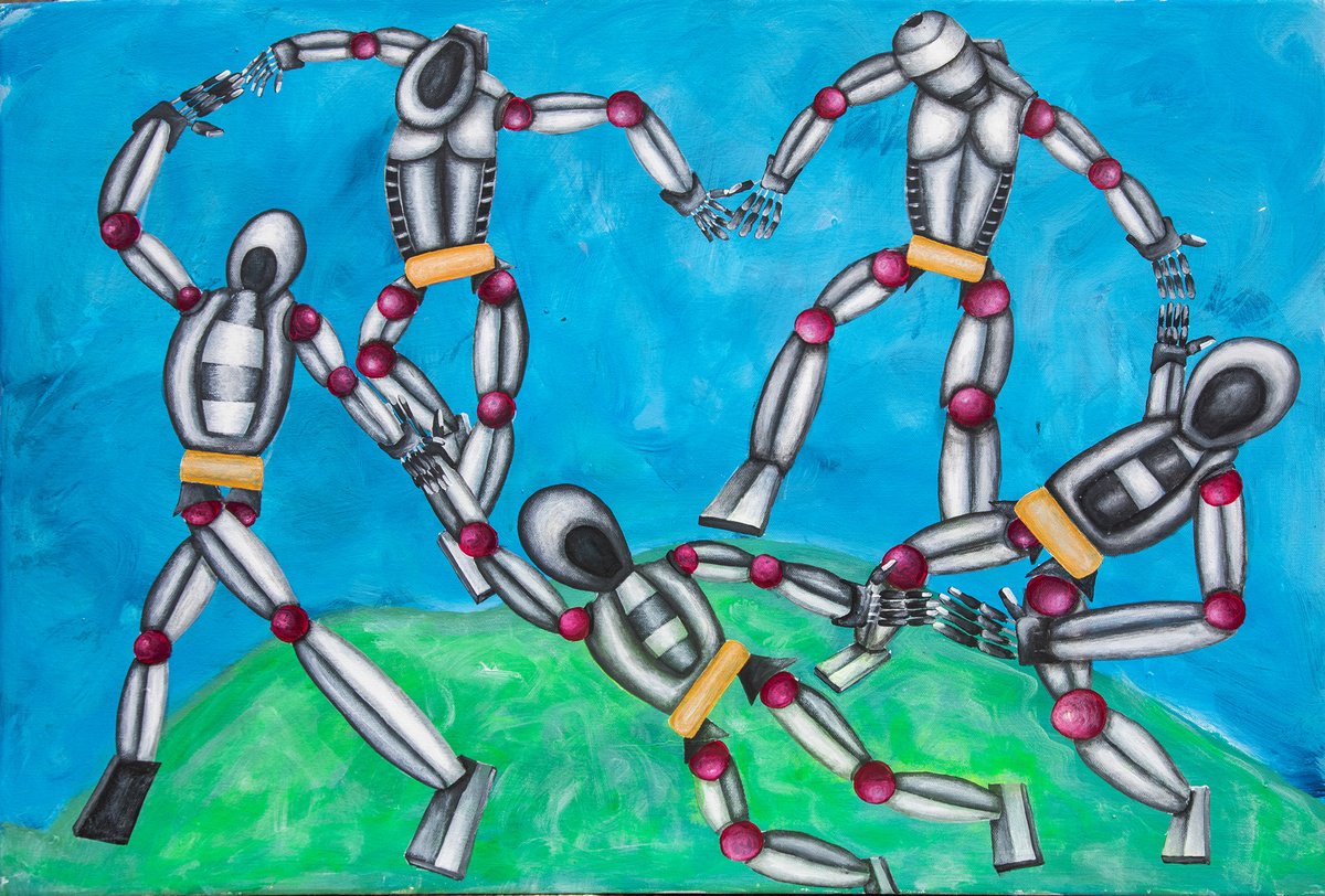Robots Dancing by Rikardo Druki?-Jeki?